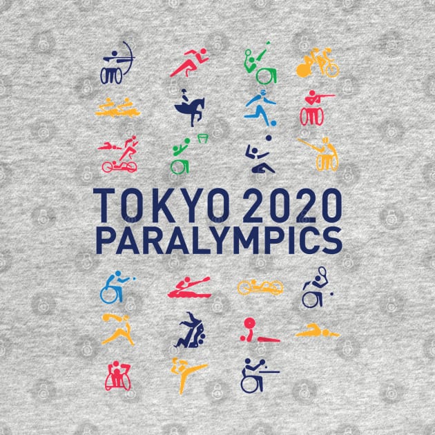 Tokyo 2020 Paralympics Games pictograms by Aldebaran